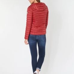 Vêtements Femme Doudounes JOTT CLOE Rouge -Manteaux Soldes Magasin 16263062 500 D