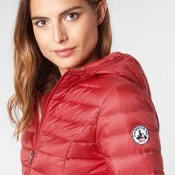 Vêtements Femme Doudounes JOTT CLOE Rouge -Manteaux Soldes Magasin 16263062 500 E