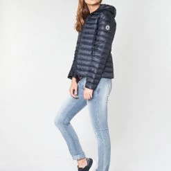 Vêtements Femme Doudounes JOTT CLOE Marine -Manteaux Soldes Magasin 16263063 500 C