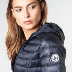 Vêtements Femme Doudounes JOTT CLOE Marine -Manteaux Soldes Magasin 16263063 500 E