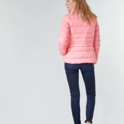 Vêtements Femme Doudounes Tommy Jeans MODERN DOWN JKT Rose -Manteaux Soldes Magasin 16500820 500 D