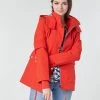 Vêtements Femme Parkas S.Oliver GORROMITE Rouge 2 Vêtements Femme Parkas S.Oliver GORROMITE Rouge -Manteaux Soldes Magasin 16669504 500 B