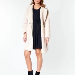 Vêtements Femme Manteaux Betty London Beige -Manteaux Soldes Magasin 16711316 500 C