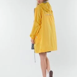 Vêtements Femme Parkas Petit Bateau SHINE Jaune -Manteaux Soldes Magasin 16739372 500 D