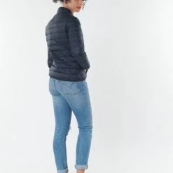 Vêtements Femme Doudounes Schott JKTOAKLANDW Marine -Manteaux Soldes Magasin 16844554 500 D