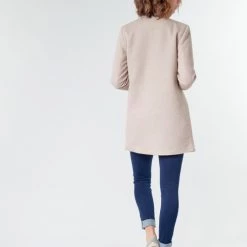 Vêtements Femme Manteaux Only ONLSOHO Beige -Manteaux Soldes Magasin 16927934 500 D