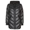 Vêtements Femme Doudounes Ikks BR45035 Noir -Manteaux Soldes Magasin 17530528 500 A
