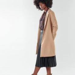 Vêtements Femme Manteaux Deeluxe HANNA Camel -Manteaux Soldes Magasin 17582210 500 C