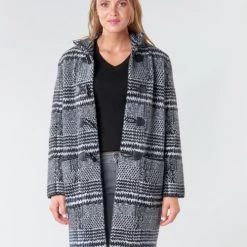 Vêtements Femme Manteaux Derhy SAISON Gris / Noir