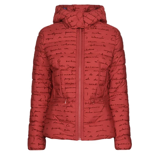 Vêtements Femme Doudounes Desigual NATASHA Rouge 3 Vêtements Femme Doudounes Desigual NATASHA Rouge