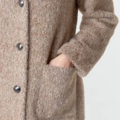 Vêtements Femme Manteaux Cream AMELIA COAT Beige -Manteaux Soldes Magasin 17741259 500 E