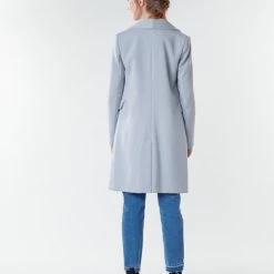 Vêtements Femme Manteaux Benetton 2AMH5K2R5 Gris -Manteaux Soldes Magasin 17744724 500 D
