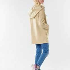 Vêtements Femme Manteaux Benetton 2BZP53655 Beige -Manteaux Soldes Magasin 17744730 500 D