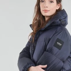 Vêtements Femme Doudounes Aigle FASSIE SH Marine 11 Vêtements Femme Doudounes Aigle FASSIE SH Marine -Manteaux Soldes Magasin 17758669 500 E