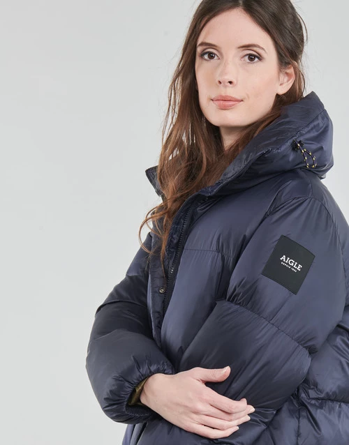 Vêtements Femme Doudounes Aigle FASSIE SH Marine 7 Vêtements Femme Doudounes Aigle FASSIE SH Marine – Image 5