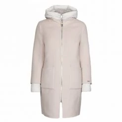 Vêtements Femme Manteaux Oakwood LILIANA BI Ivoire / Gris -Manteaux Soldes Magasin 17770968 500 A