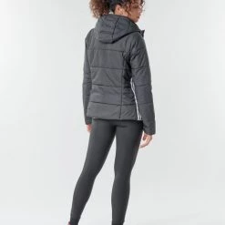 Vêtements Femme Doudounes adidas Originals SLIM JACKET Noir -Manteaux Soldes Magasin 17830621 500 D