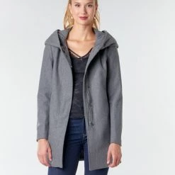 Vêtements Femme Manteaux Moony Mood NANTE Gris Foncé