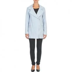 Vêtements Femme Manteaux Naf Naf AIMART Bleu -Manteaux Soldes Magasin 1787320 500 C