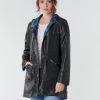 Vêtements Femme Parkas One Step FR42001 Noir -Manteaux Soldes Magasin 17891782 500 B