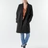 Vêtements Femme Manteaux Esprit LL* BASICBLZRCT Noir -Manteaux Soldes Magasin 17900993 500 B