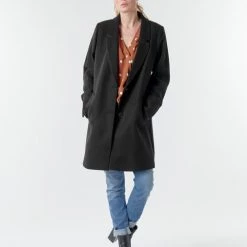Vêtements Femme Manteaux Esprit LL* BASICBLZRCT Noir