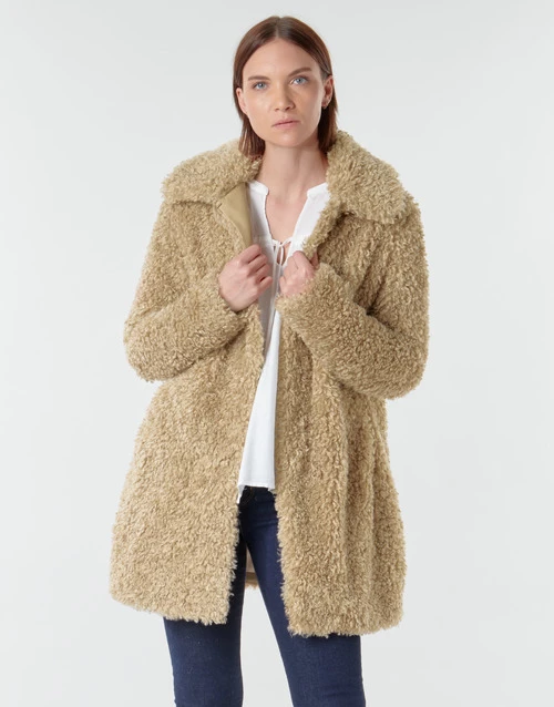 Vêtements Femme Manteaux Guess MARINA Beige 3 Vêtements Femme Manteaux Guess MARINA Beige