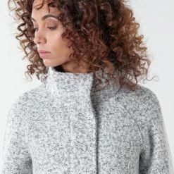 Vêtements Femme Manteaux Vila VIMEXA Gris -Manteaux Soldes Magasin 18005046 500 E