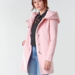 Vêtements Femme Manteaux Moony Mood PANTE Rose