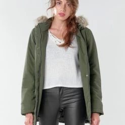 Vêtements Femme Parkas JDY JDYSTAR Kaki
