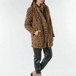 Vêtements Femme Manteaux Noisy May NMGABI Marron 9 Vêtements Femme Manteaux Noisy May NMGABI Marron -Manteaux Soldes Magasin 18128909 500 C