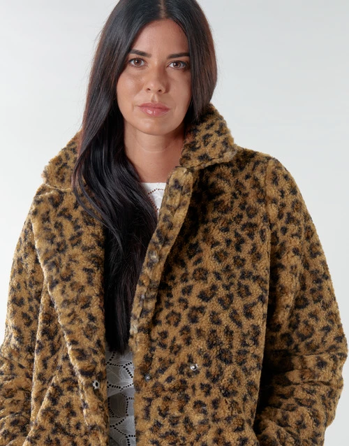 Vêtements Femme Manteaux Noisy May NMGABI Marron 7 Vêtements Femme Manteaux Noisy May NMGABI Marron – Image 5