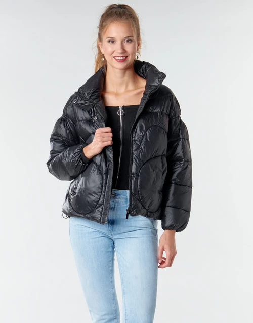 Vêtements Femme Doudounes Moony Mood NAZA Noir 4 Vêtements Femme Doudounes Moony Mood NAZA Noir – Image 2