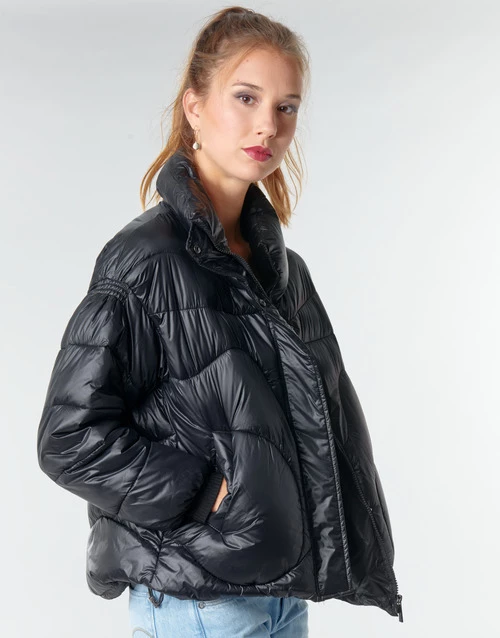 Vêtements Femme Doudounes Moony Mood NAZA Noir 7 Vêtements Femme Doudounes Moony Mood NAZA Noir – Image 5