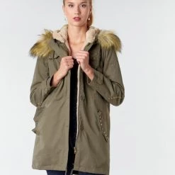 VĂȘtements Femme Parkas Moony Mood PADA Kaki