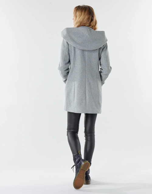 Vêtements Femme Manteaux Vero Moda VMDAFNEDORA Gris 6 Vêtements Femme Manteaux Vero Moda VMDAFNEDORA Gris – Image 4