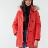 Vêtements Femme Parkas Vero Moda VMEXPEDITION Rouge -Manteaux Soldes Magasin 18327263 500 B