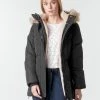 Vêtements Femme Parkas Vero Moda VMFINLEY Noir -Manteaux Soldes Magasin 18327299 500 B