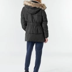Vêtements Femme Parkas Vero Moda VMFINLEY Noir -Manteaux Soldes Magasin 18327299 500 D