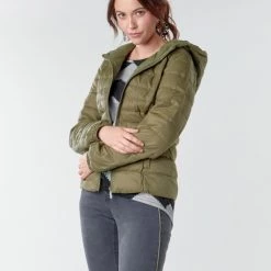Vêtements Femme Doudounes Only ONLTAHOE Kaki 8 Vêtements Femme Doudounes Only ONLTAHOE Kaki -Manteaux Soldes Magasin 18330090 500 B