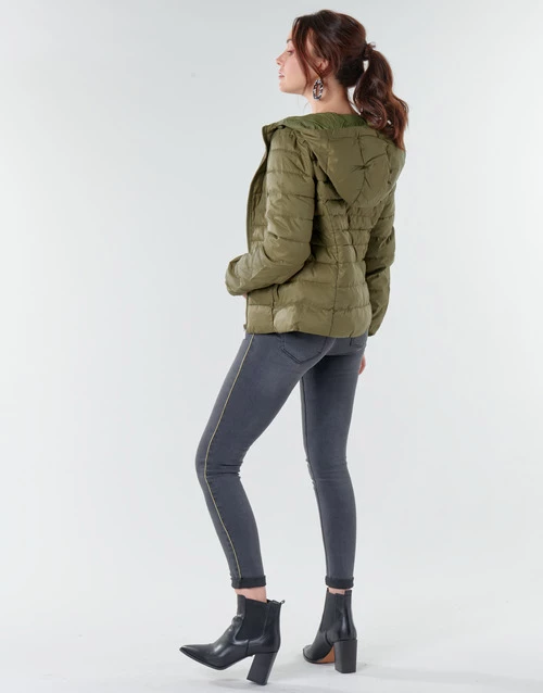 Vêtements Femme Doudounes Only ONLTAHOE Kaki 6 Vêtements Femme Doudounes Only ONLTAHOE Kaki – Image 4