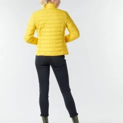 Vêtements Femme Doudounes Only ONLTAHOE Jaune -Manteaux Soldes Magasin 18330097 500 D