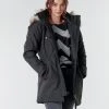 Vêtements Femme Parkas Only ONLIRIS Noir -Manteaux Soldes Magasin 18330130 500 B