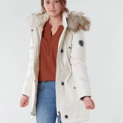 Vêtements Femme Parkas Only ONLIRIS Blanc