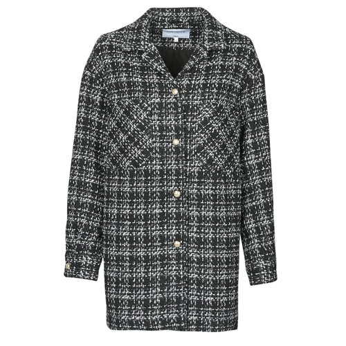 Vêtements Femme Manteaux Only ONLTINA Noir 4 Vêtements Femme Manteaux Only ONLTINA Noir – Image 2