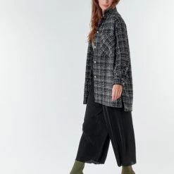 Vêtements Femme Manteaux Only ONLTINA Noir 9 Vêtements Femme Manteaux Only ONLTINA Noir -Manteaux Soldes Magasin 18330158 500 C