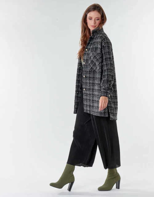 Vêtements Femme Manteaux Only ONLTINA Noir 5 Vêtements Femme Manteaux Only ONLTINA Noir – Image 3