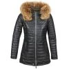 Vêtements Femme Doudounes Oakwood POPPY Noir -Manteaux Soldes Magasin 1833996 500 A