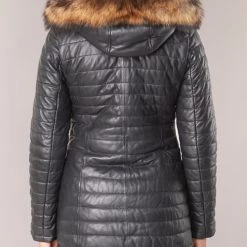 Vêtements Femme Doudounes Oakwood POPPY Noir -Manteaux Soldes Magasin 1833996 500 E