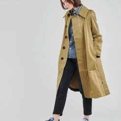 Vêtements Femme Trenchs G-Star Raw TRENCH WMN Beige -Manteaux Soldes Magasin 18414651 500 C